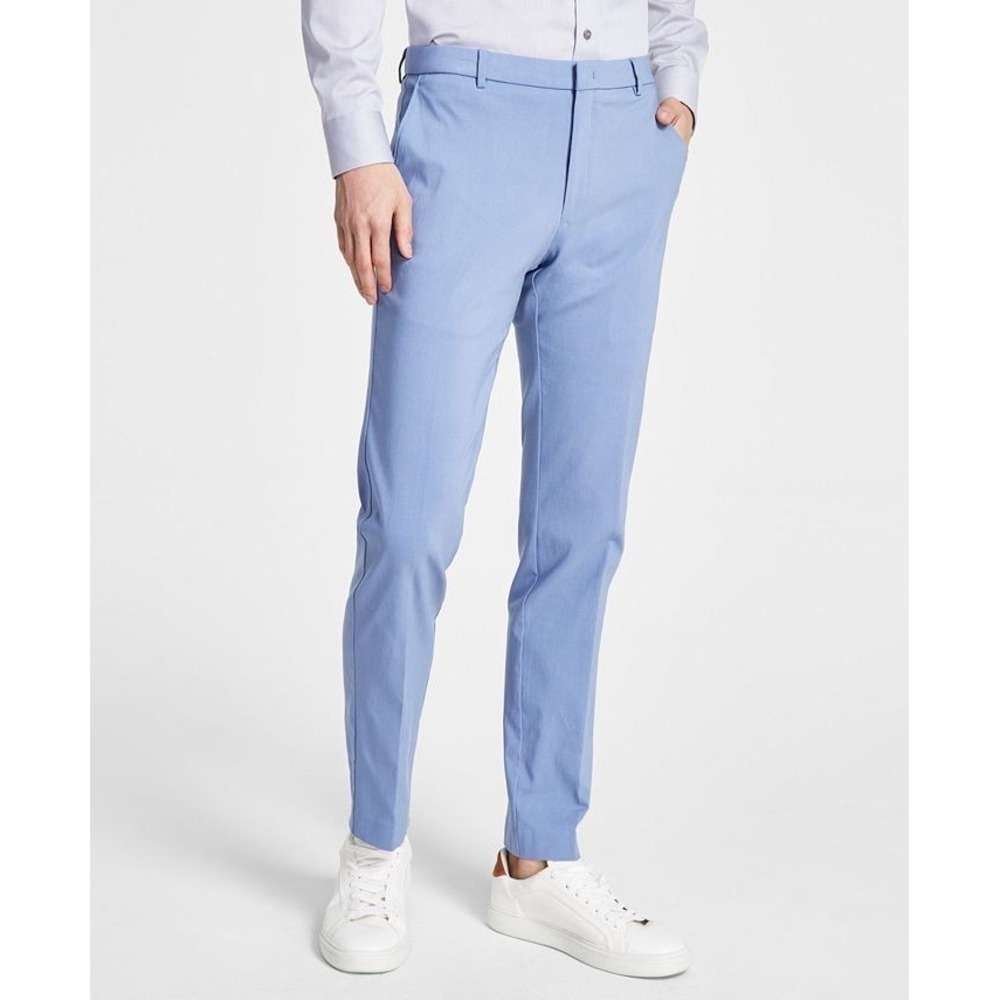 Tommy Hilfiger Mens Modern fit Dress Pants 40W‎ 30L Light Blue Solid Stretch